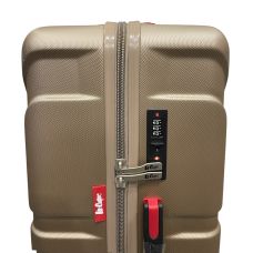 Чемодан дорожный большой Lee Cooper 31103 Поликарбонат/ABS-пластик (L) Шампань