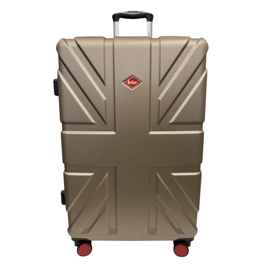 Чемодан дорожный большой Lee Cooper 31103 Поликарбонат/ABS-пластик (L) Шампань
