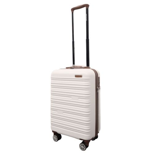 Чемодан маленький S Madisson Snowball 33803 поликарбонат/ABS Белый