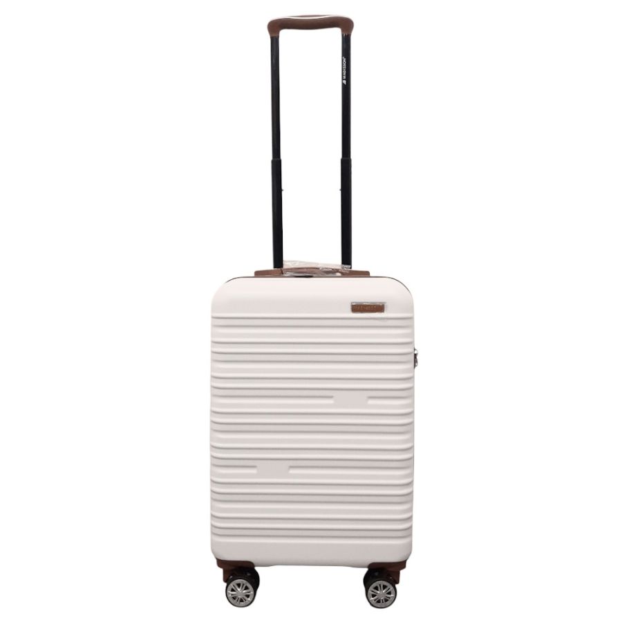 Чемодан маленький S Madisson Snowball 33803 поликарбонат/ABS Белый