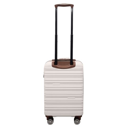 Чемодан маленький S Madisson Snowball 33803 поликарбонат/ABS Белый