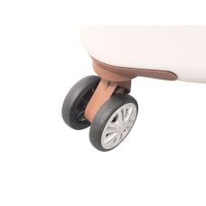 Чемодан маленький S Madisson Snowball 33803 поликарбонат/ABS Белый