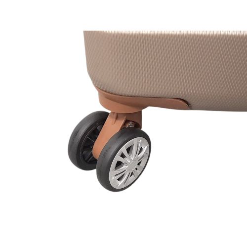 Чемодан маленький S Madisson Snowball 33803 поликарбонат/ABS Шампань