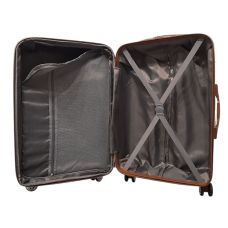 Чемодан маленький S Madisson Snowball 33803 поликарбонат/ABS Шампань