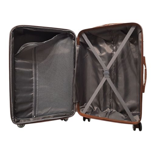 Чемодан маленький S Madisson Snowball 33803 поликарбонат/ABS Шампань