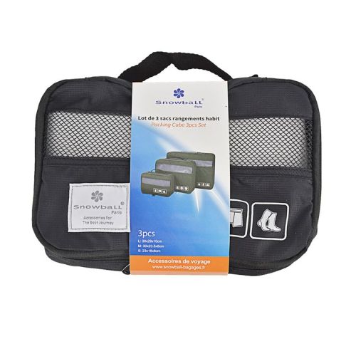 Комплект несессеров Snowball 38030 цвет Чёрный