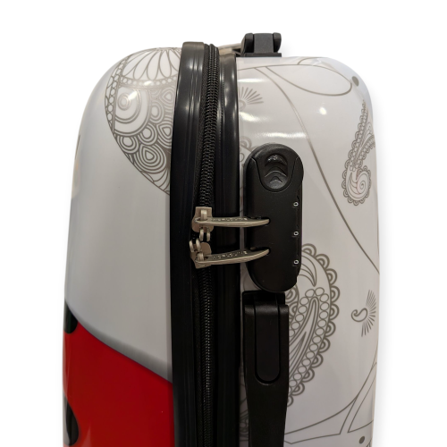 Чемодан маленький ручная кладь Worldline Airtex 809/ladybug S поликарбонат Разноцветный