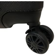 Чемодан малый ручная кладь  JB2063 поликарбонат/ABS-пластик S Черный