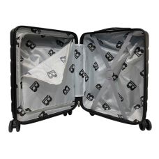 Чемодан малый ручная кладь  JB2063 поликарбонат/ABS-пластик S Черный