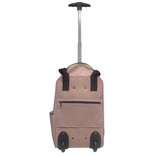 Чемодан мини XS ручная кладь Bordlite JBTB81 полиэстер Розовый