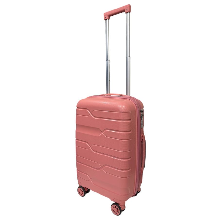 Чемодан маленький S ручная кладь Milano bag 0306 полипропилен Розовое золото