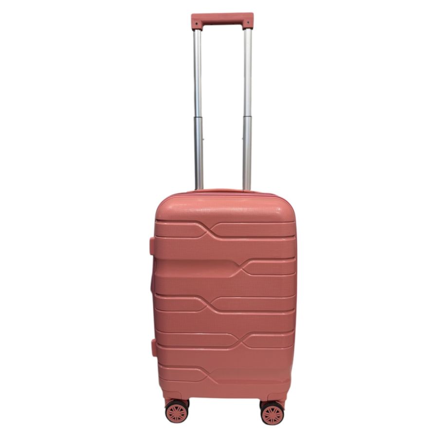 Чемодан маленький S ручная кладь Milano bag 0306 полипропилен Розовое золото