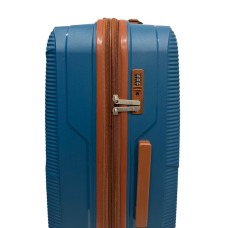 Чемодан средний Worldline Airtex 293 полипропилен M синий