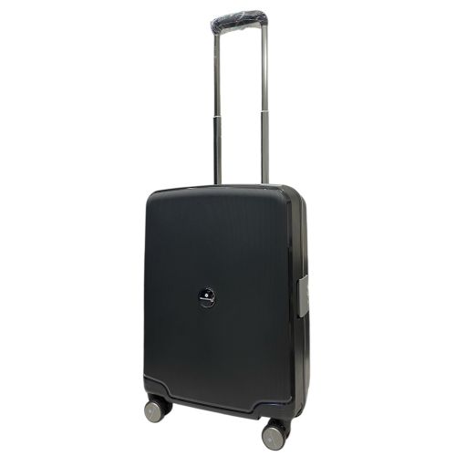 Чемодан маленький ручная кладь (S) Snowball 37103 полипропилен Черный