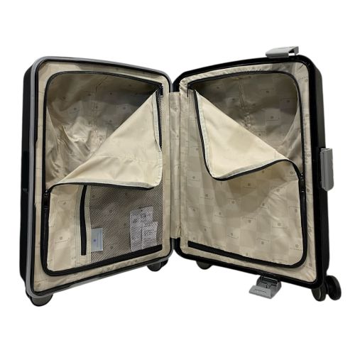 Чемодан маленький ручная кладь (S) Snowball 37103 полипропилен Черный