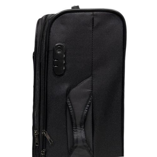 Чемодан средний (M) Bordlite JB2068 полиэстер Чёрный