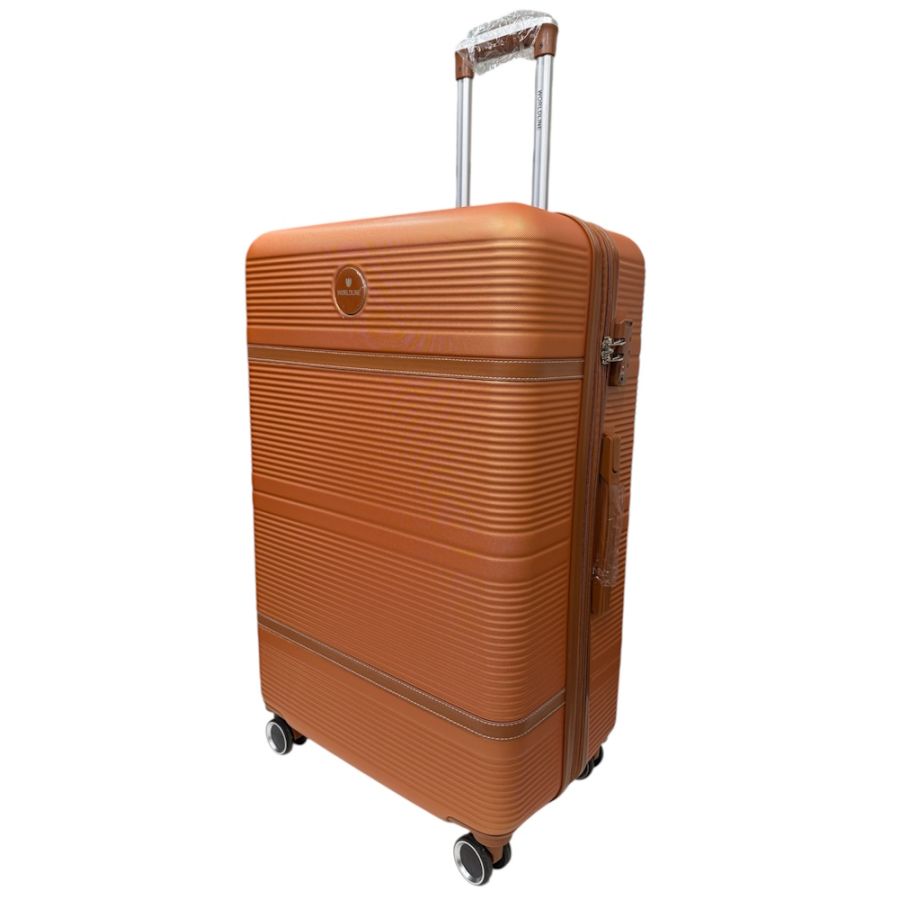 Чемодан большой L Worldline Airtex 629 ABS-пластик Оранжевый