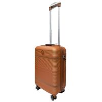 Чемодан маленький S ручная кладь Worldline Airtex 629 ABS-пластик Оранжевый