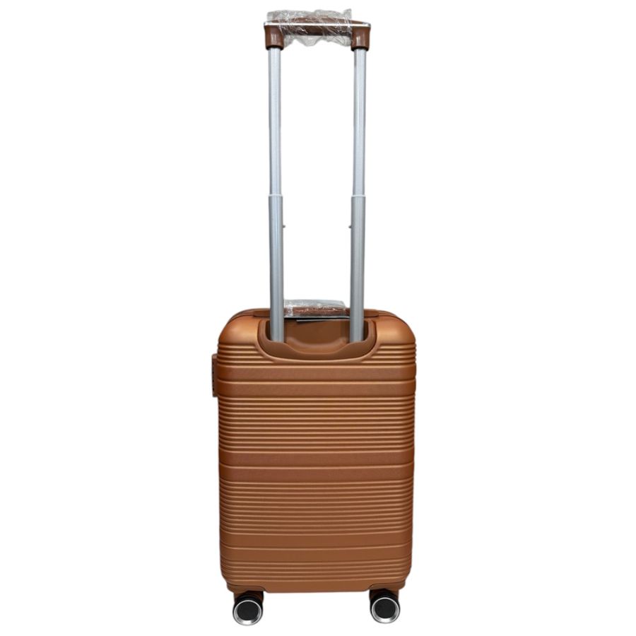 Чемодан маленький S ручная кладь Worldline Airtex 629 ABS-пластик Оранжевый