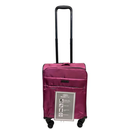 Чемодан маленький S ручная кладь Bordlite JB2068 полиэстер Малиновый