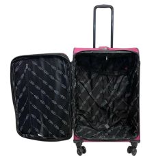 Чемодан маленький S ручная кладь Bordlite JB2068 полиэстер Малиновый