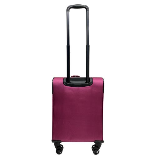 Чемодан маленький S ручная кладь Bordlite JB2068 полиэстер Малиновый