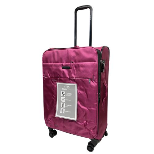 Чемодан средний M Bordlite JB2068 полиэстер Малиновый