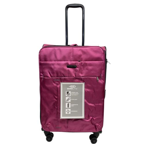 Чемодан средний M Bordlite JB2068 полиэстер Малиновый