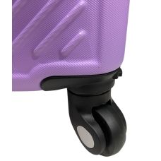 Чемодан Easy Move 002 мини XS 40x30x20 см, ABS, 4 колеса, кодовый замок, 20 л, Сиреневый