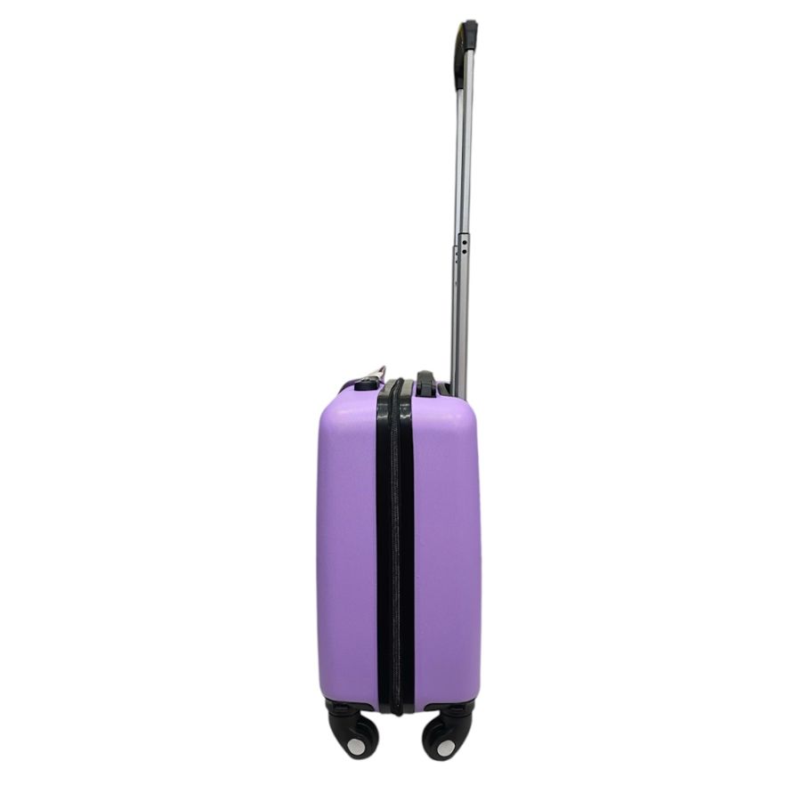 Чемодан Easy Move 002 мини XS 40x30x20 см, ABS, 4 колеса, кодовый замок, 20 л, Сиреневый