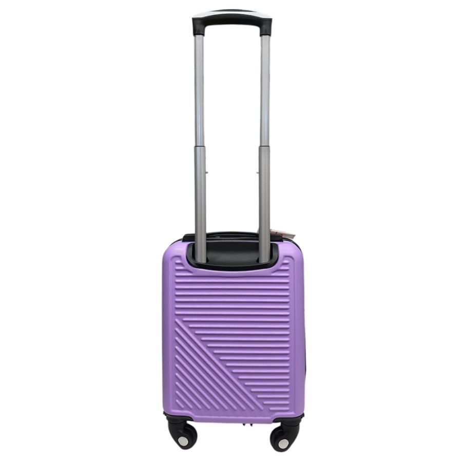 Чемодан Easy Move 002 мини XS 40x30x20 см, ABS, 4 колеса, кодовый замок, 20 л, Сиреневый