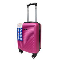 Чемодан Easy Move 002 мини XS 40x30x20 см, ABS, 4 колеса, кодовый замок, 20 л, Малиновый