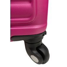 Чемодан Easy Move 002 мини XS 40x30x20 см, ABS, 4 колеса, кодовый замок, 20 л, Малиновый