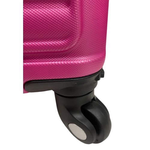 Чемодан Easy Move 002 мини XS 40x30x20 см, ABS, 4 колеса, кодовый замок, 20 л, Малиновый