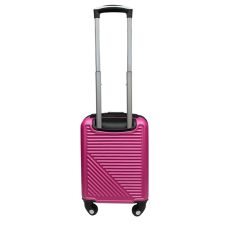 Чемодан Easy Move 002 мини XS 40x30x20 см, ABS, 4 колеса, кодовый замок, 20 л, Малиновый