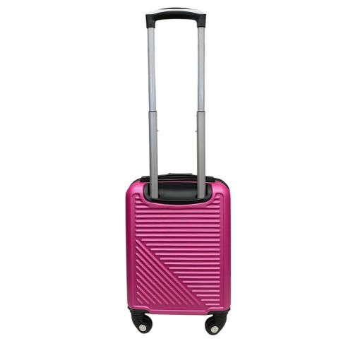 Чемодан Easy Move 002 мини XS 40x30x20 см, ABS, 4 колеса, кодовый замок, 20 л, Малиновый