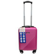 Чемодан Easy Move 002 мини XS 40x30x20 см, ABS, 4 колеса, кодовый замок, 20 л, Малиновый