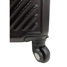 Чемодан Easy Move 002 мини XS 40x30x20 см, ABS, 4 колеса, кодовый замок, 20 л, Черный