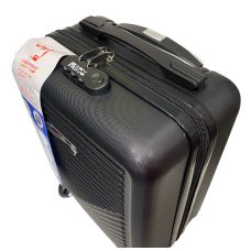 Чемодан Easy Move 002 мини XS 40x30x20 см, ABS, 4 колеса, кодовый замок, 20 л, Черный