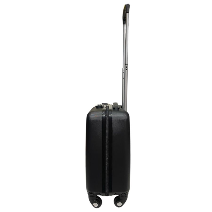 Чемодан Easy Move 002 мини XS 40x30x20 см, ABS, 4 колеса, кодовый замок, 20 л, Черный