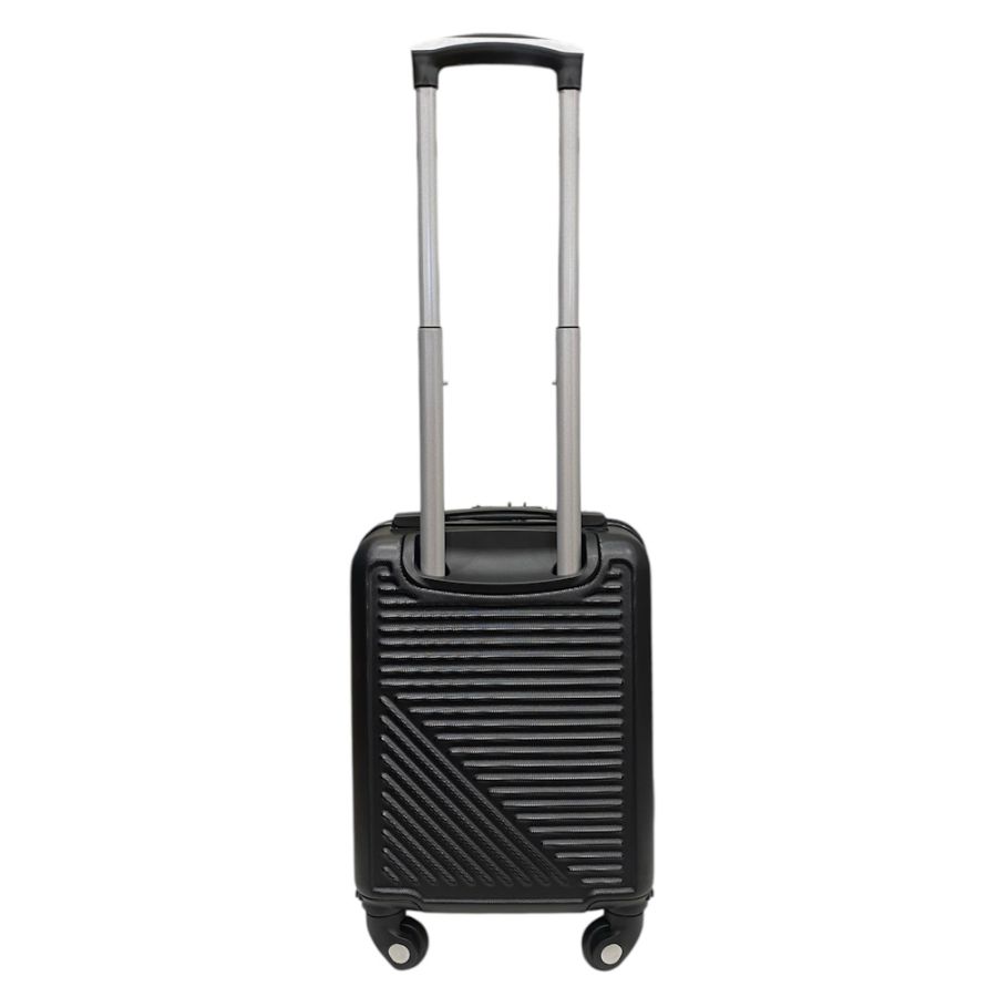 Чемодан Easy Move 002 мини XS 40x30x20 см, ABS, 4 колеса, кодовый замок, 20 л, Черный