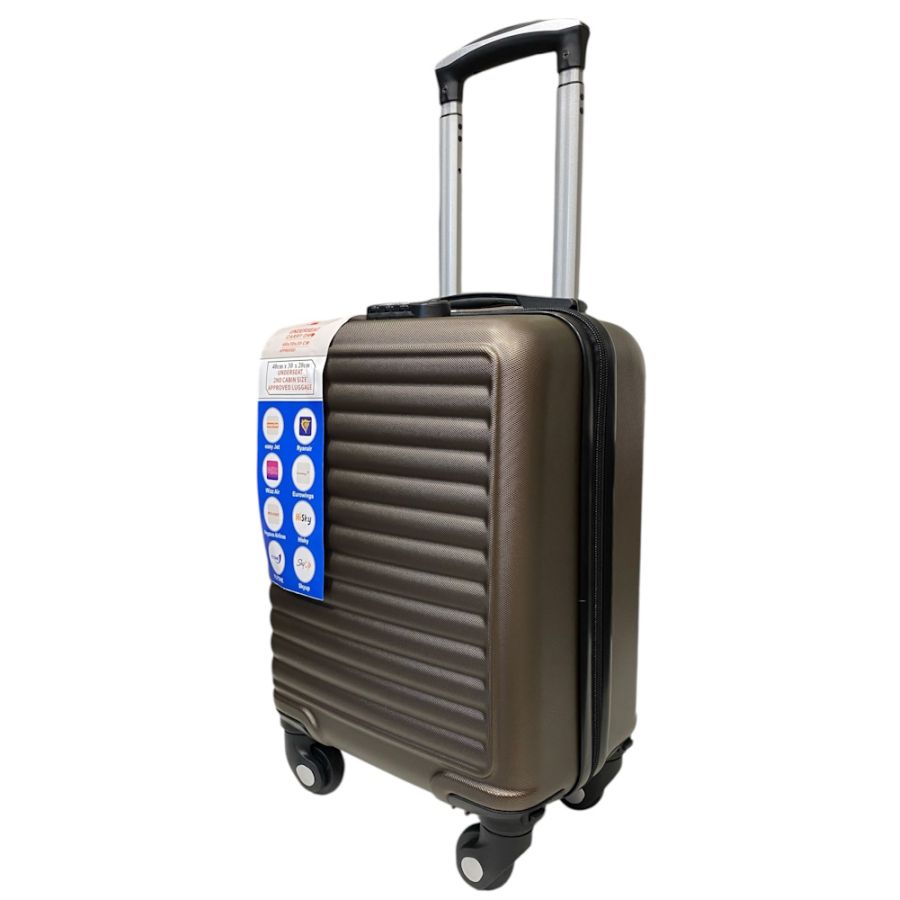 Чемодан Easy Move 005 мини XS 40x30x20 см ABS пластик Коричневый