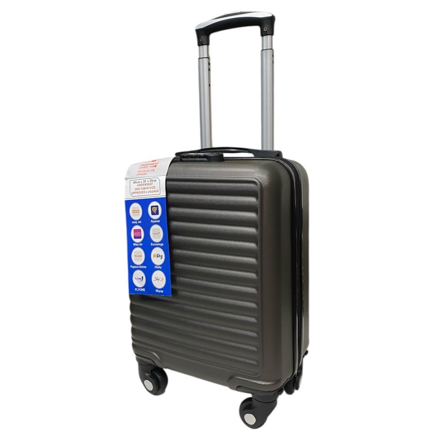Чемодан Easy Move 005 мини XS 40x30x20 см ABS пластик Серый