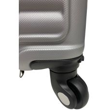 Чемодан Easy Move 005 мини XS 40x30x20 см ABS пластик Серебряный