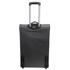 Чемодан Prince 6745 92 л с расширением, на колесах, серый, 72х46х32 см