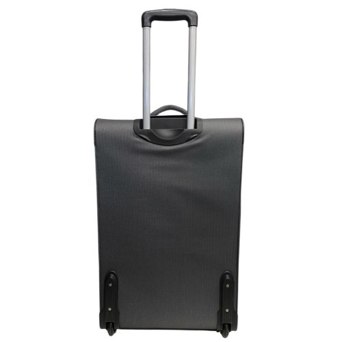 Чемодан Prince 6745 92 л с расширением, на колесах, серый, 72х46х32 см