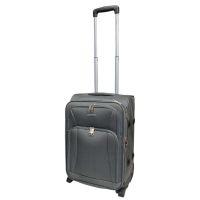 Чемодан Prince 6745 39 л с расширением, на колесах, серый, 52х36х25 см, ручная кладь