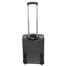 Чемодан Prince 6745 39 л с расширением, на колесах, серый, 52х36х25 см, ручная кладь