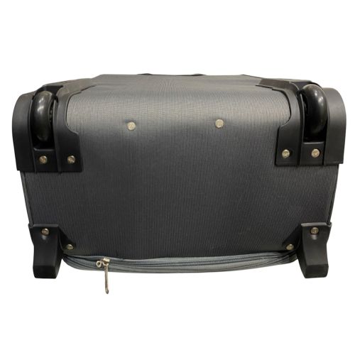 Чемодан Prince 6745 62 л с расширением, на колесах, серый, 62х42х28 см