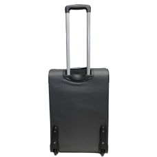 Чемодан Prince 6745 62 л с расширением, на колесах, серый, 62х42х28 см